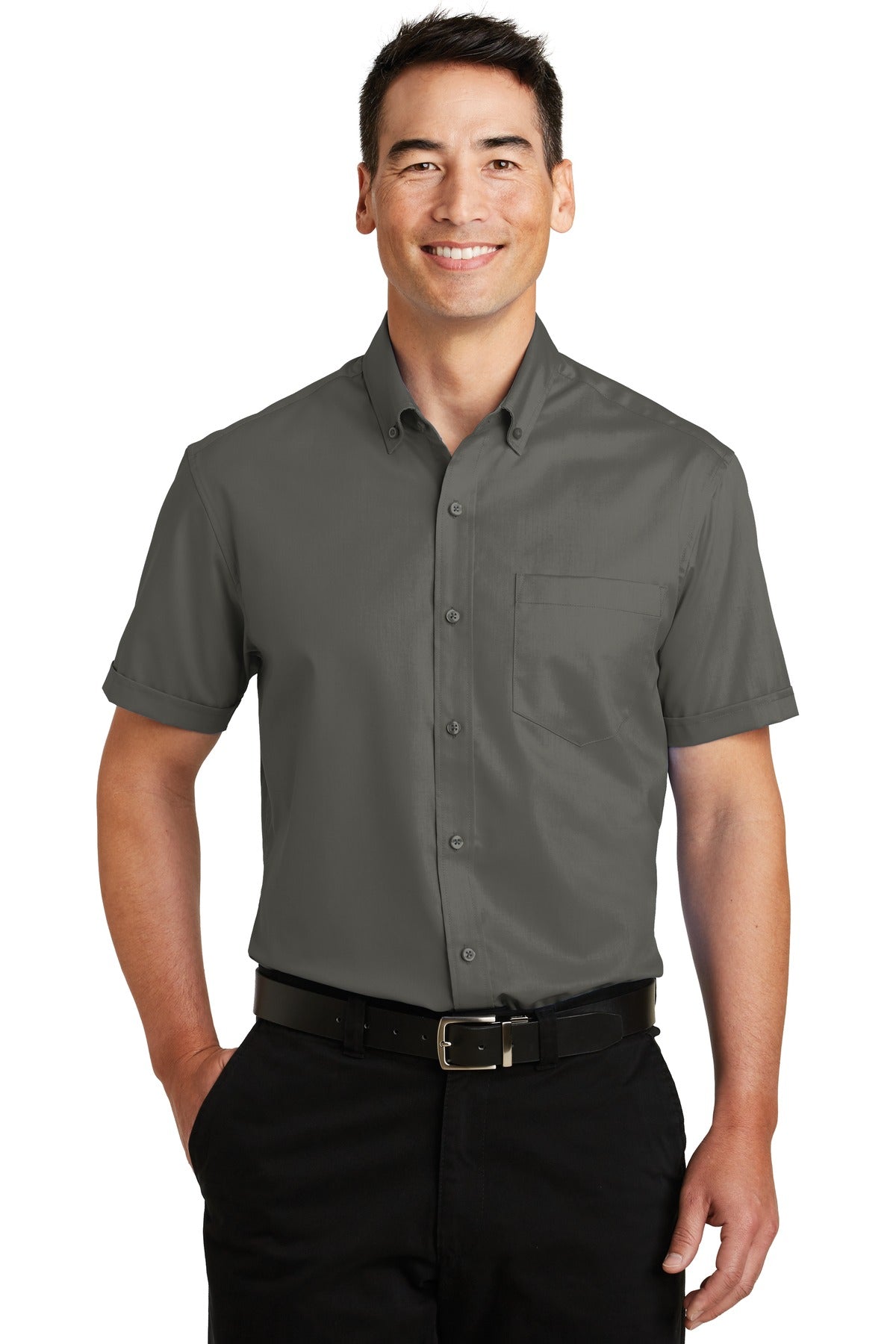 Woven Shirts Sterling Grey Port Authority