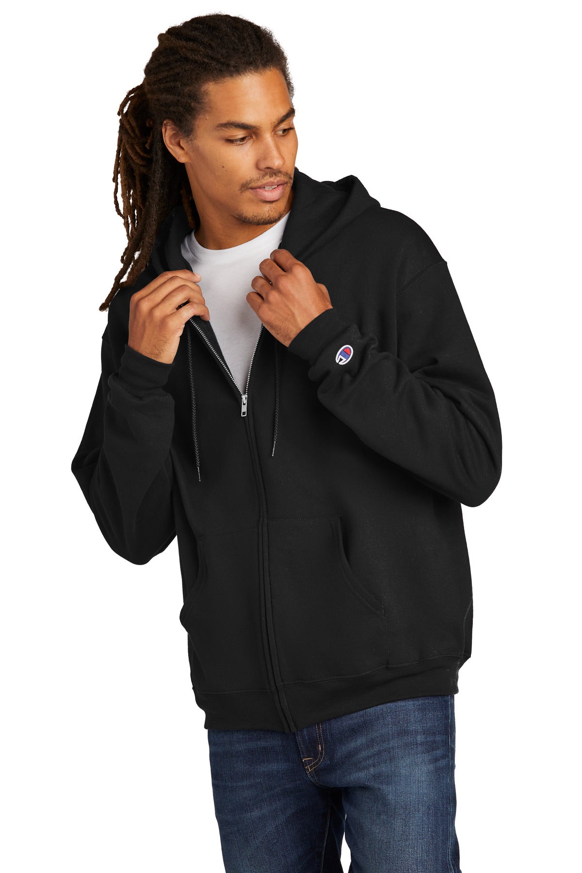 Champion® Powerblend® Full-Zip – - Main Image