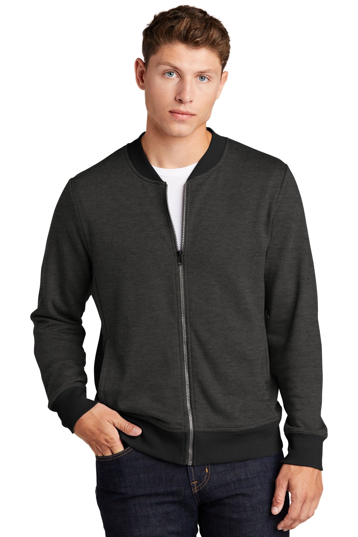Sweatshirts/Fleece Heather Black Sport-Tek