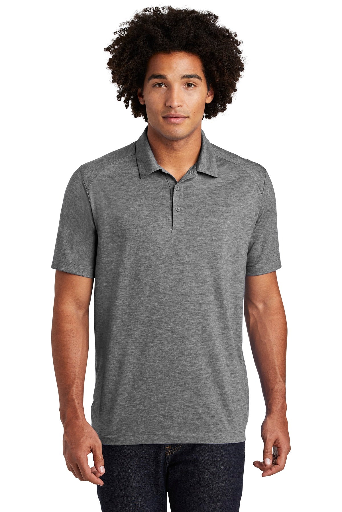 Polos/Knits Dark Grey Heather Sport-Tek