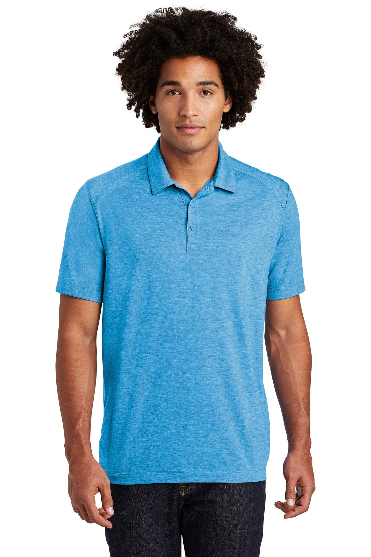 Polos/Knits Pond Blue Heather Sport-Tek