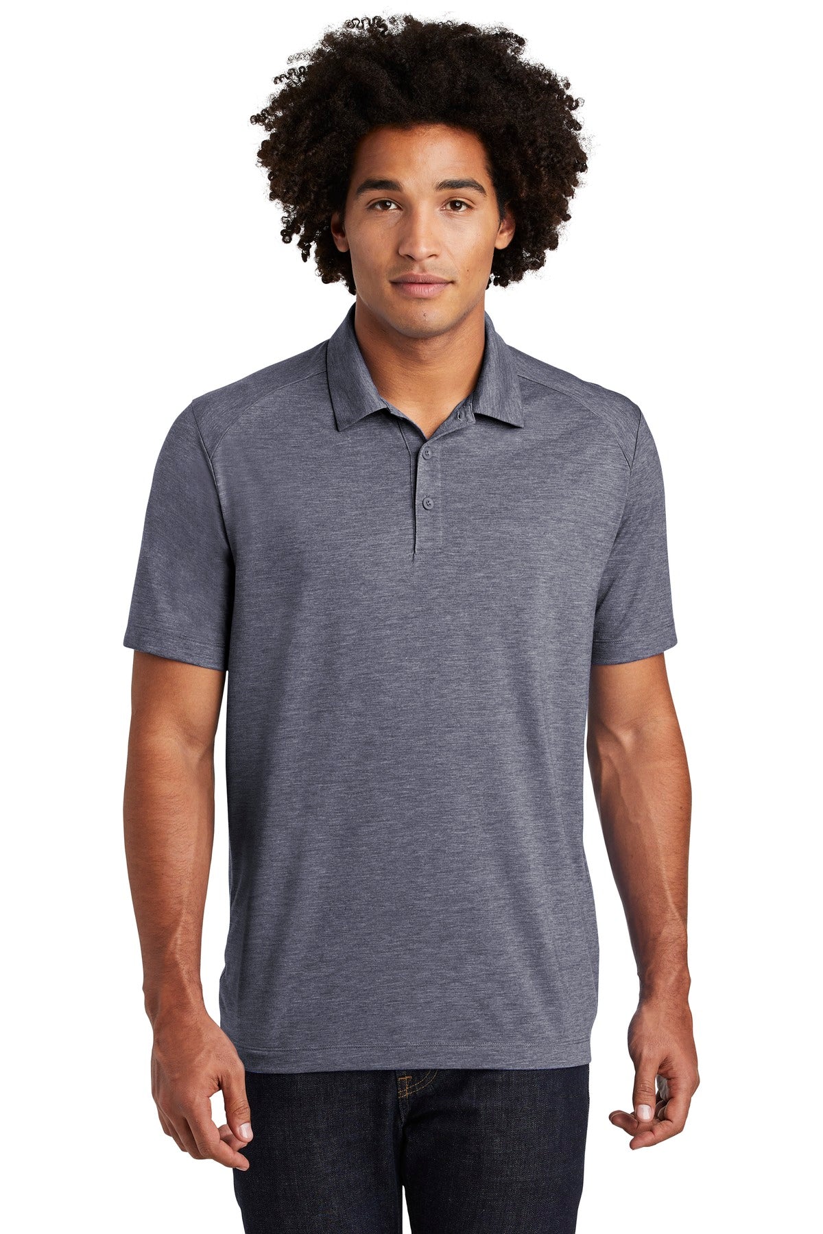 Polos/Knits True Navy Heather Sport-Tek