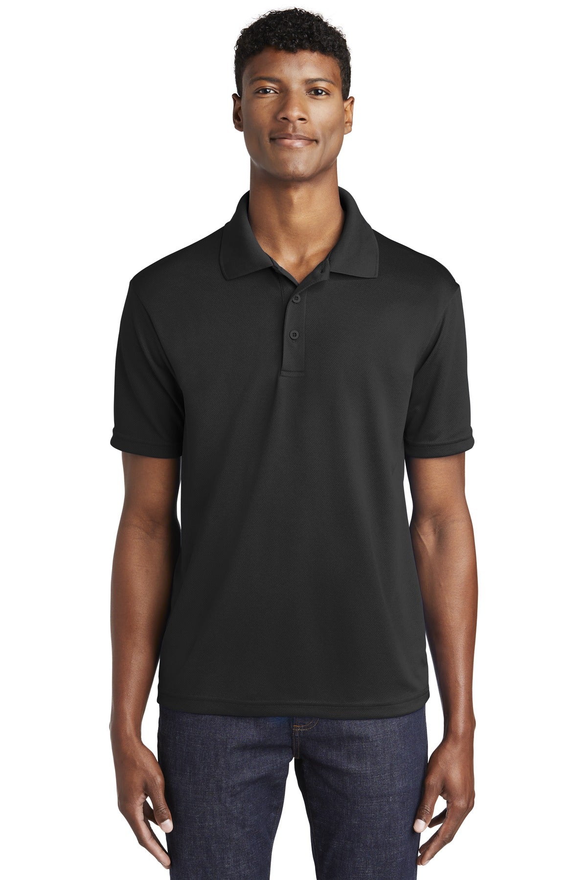 Polos/Knits Black Sport-Tek