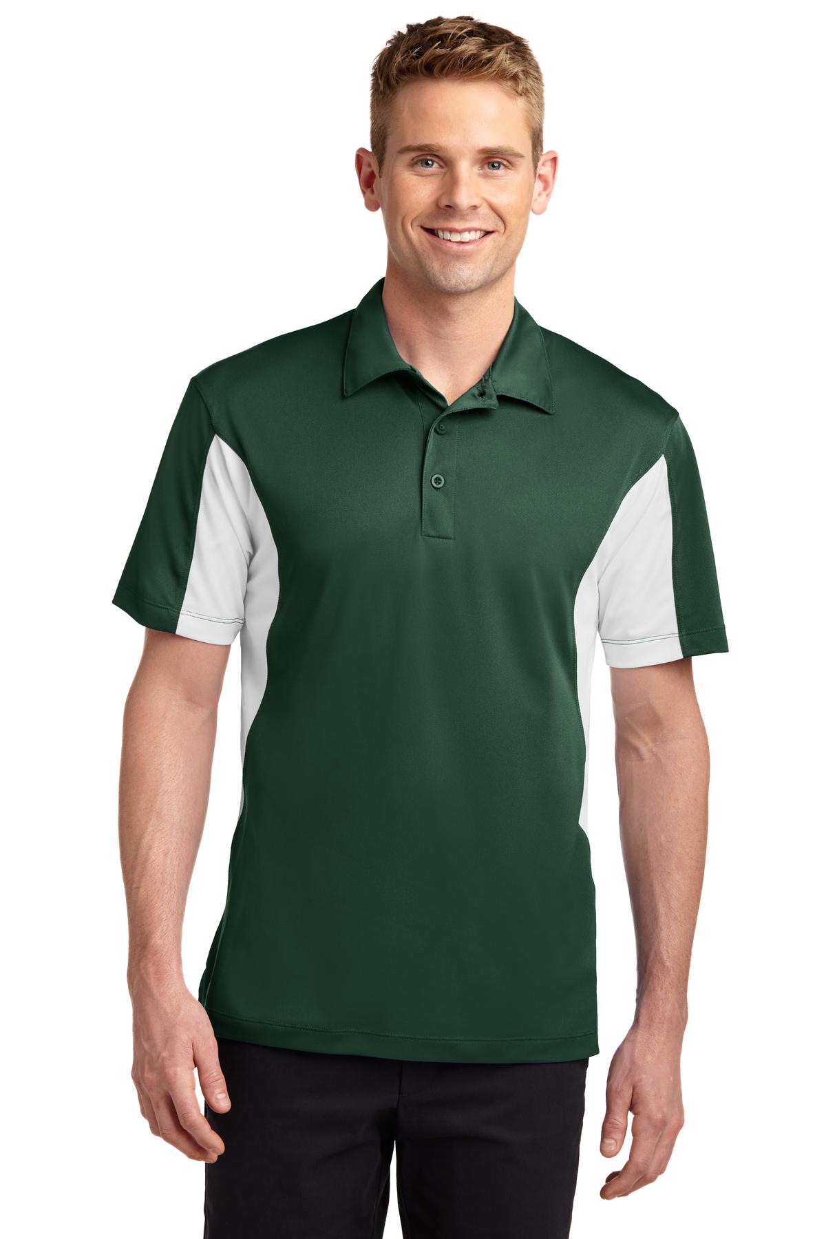 Polos/Knits Forest Green White Sport-Tek