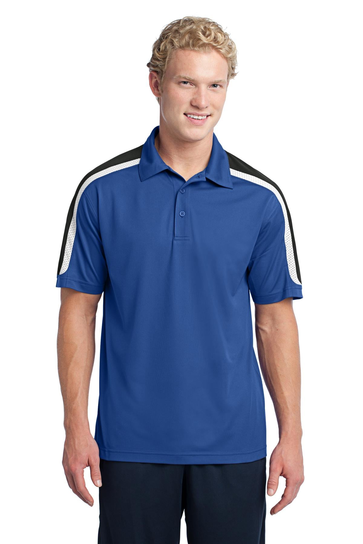 Polos/Knits True Royal/ Black/ White Sport-Tek