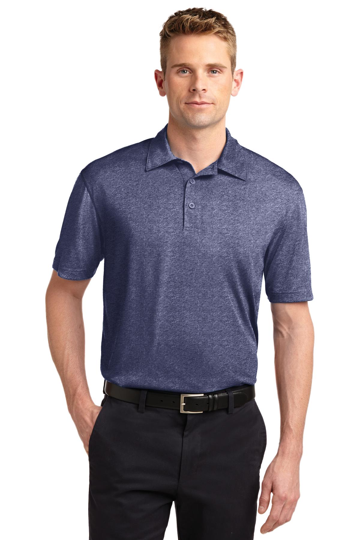 Polos/Knits True Navy Heather Sport-Tek