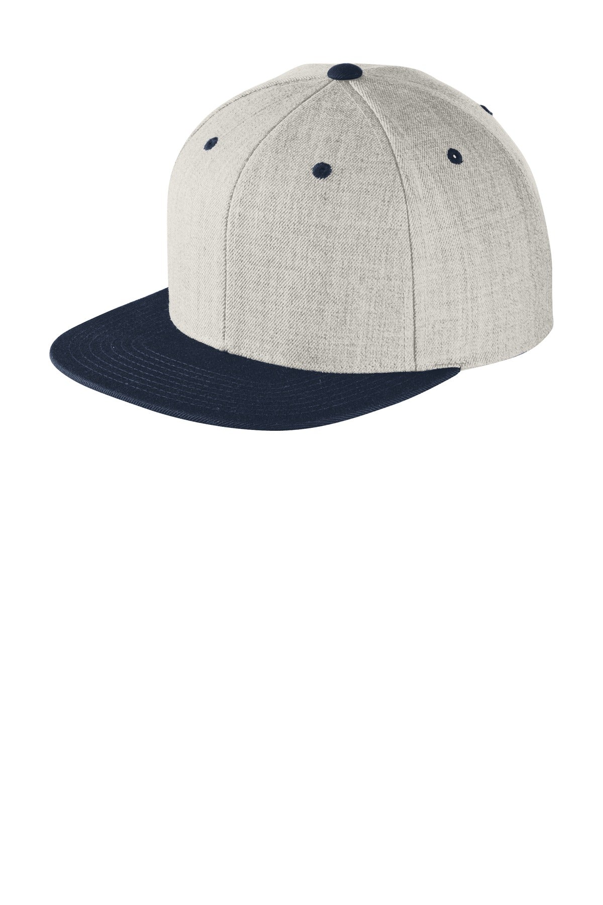 Caps Heather Grey/ True Navy OSFA Sport-Tek