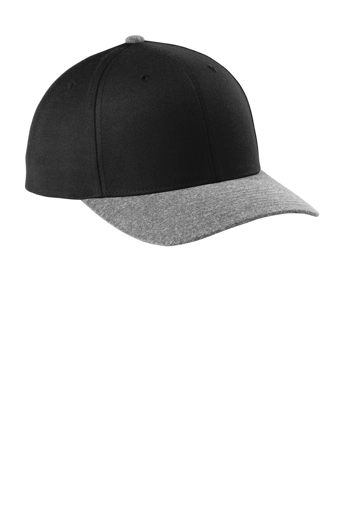 Caps Black/ Grey Heather OSFA Sport-Tek