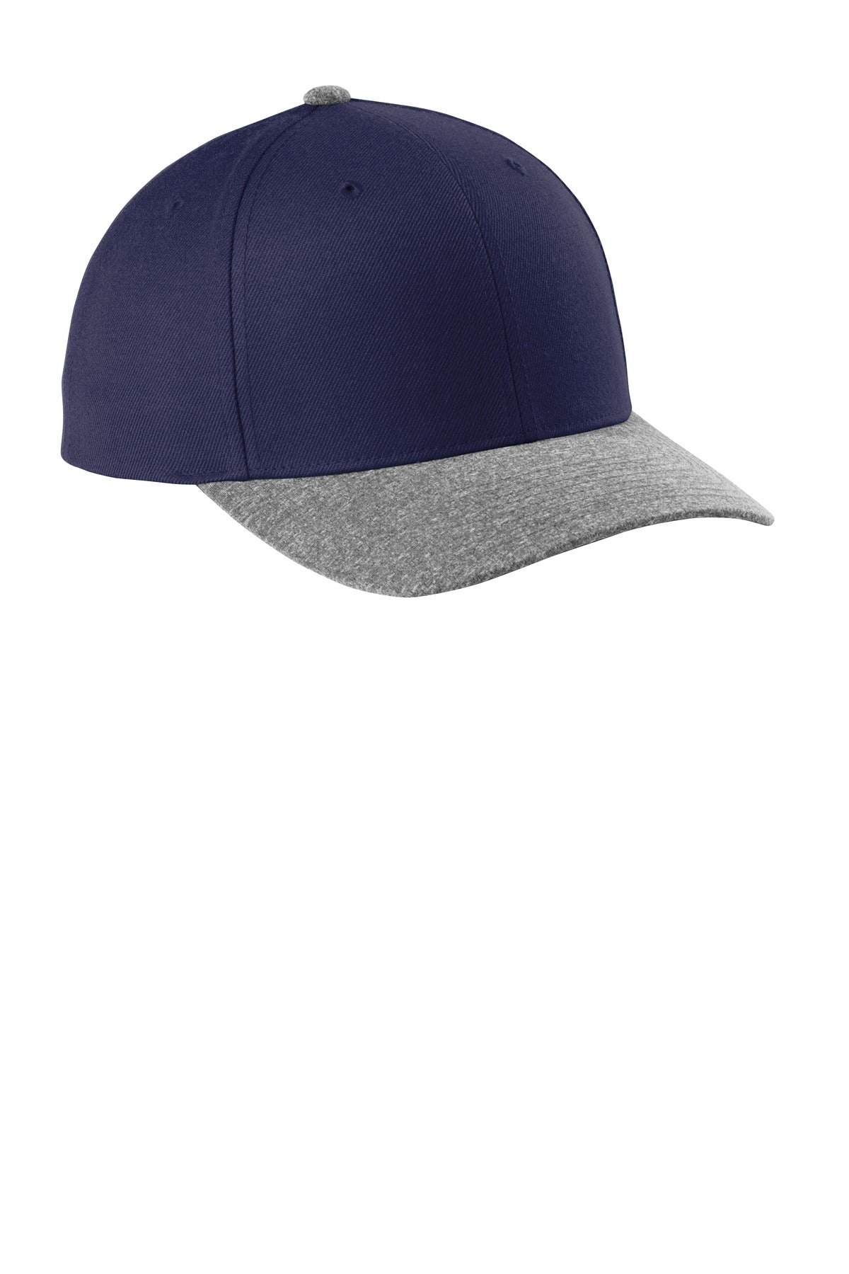 Caps True Navy/ Grey Heather OSFA Sport-Tek