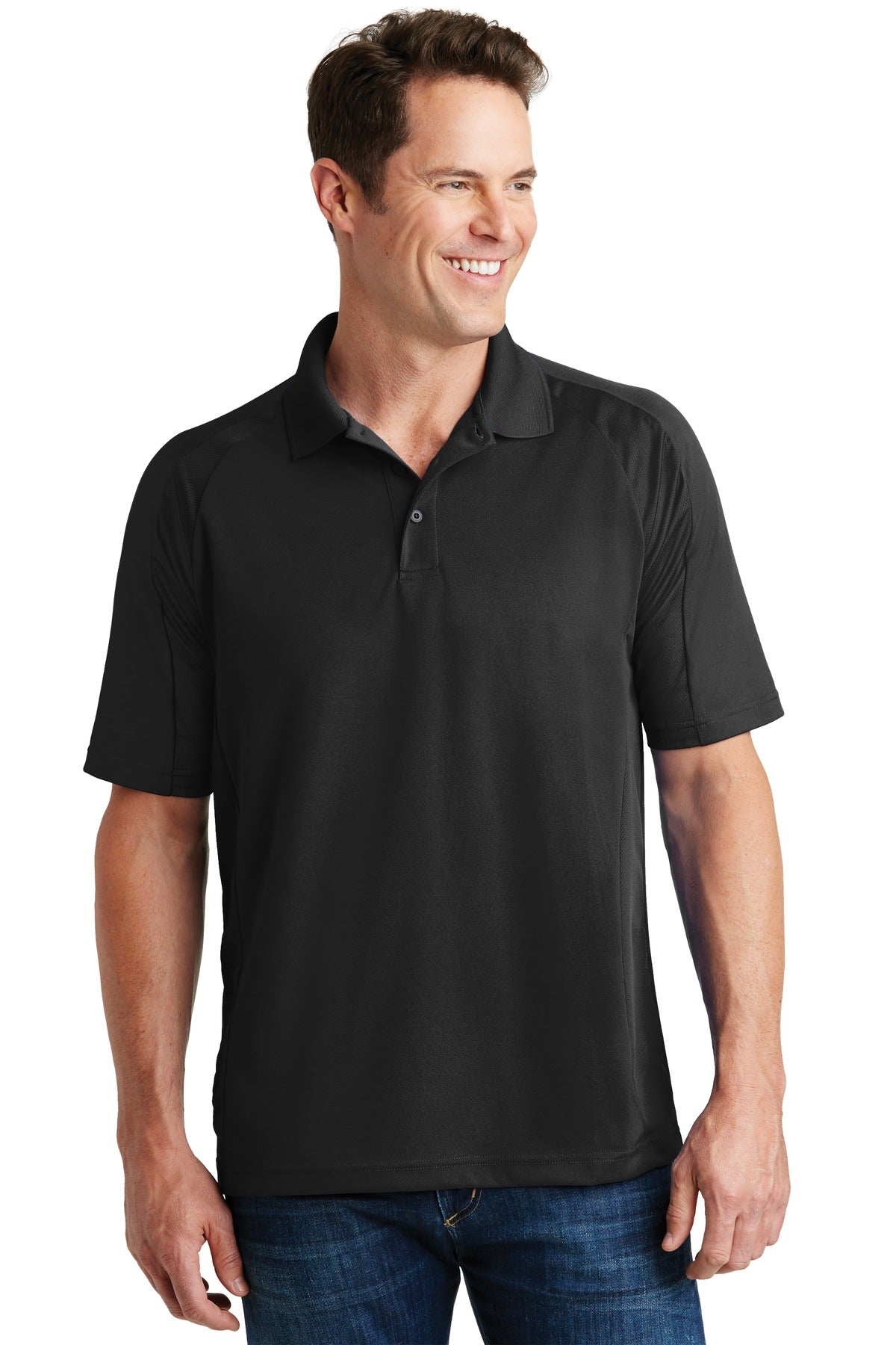 Polos/Knits Black Sport-Tek