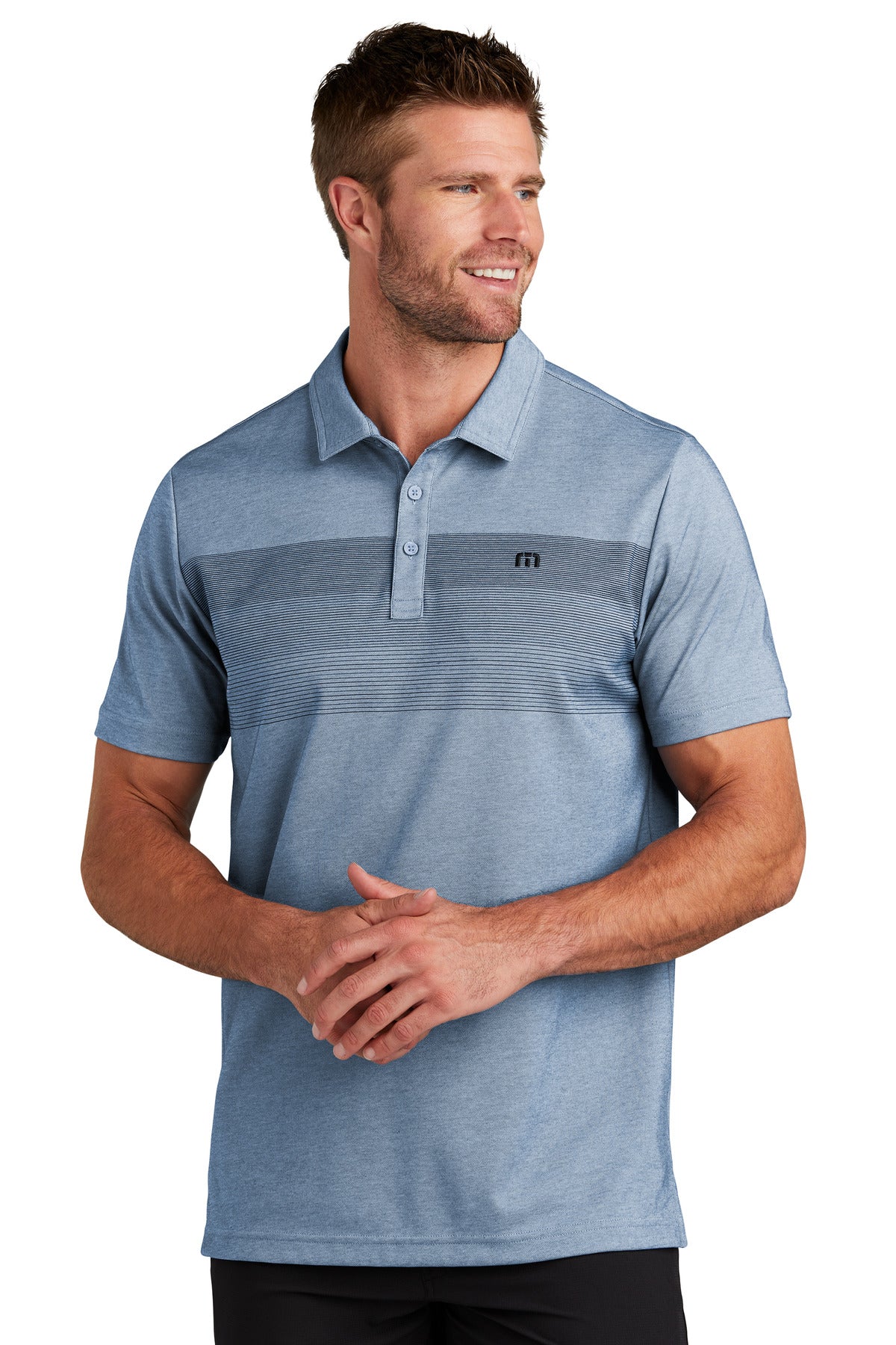 Polos/Knits Opal Blue Heather TravisMathew