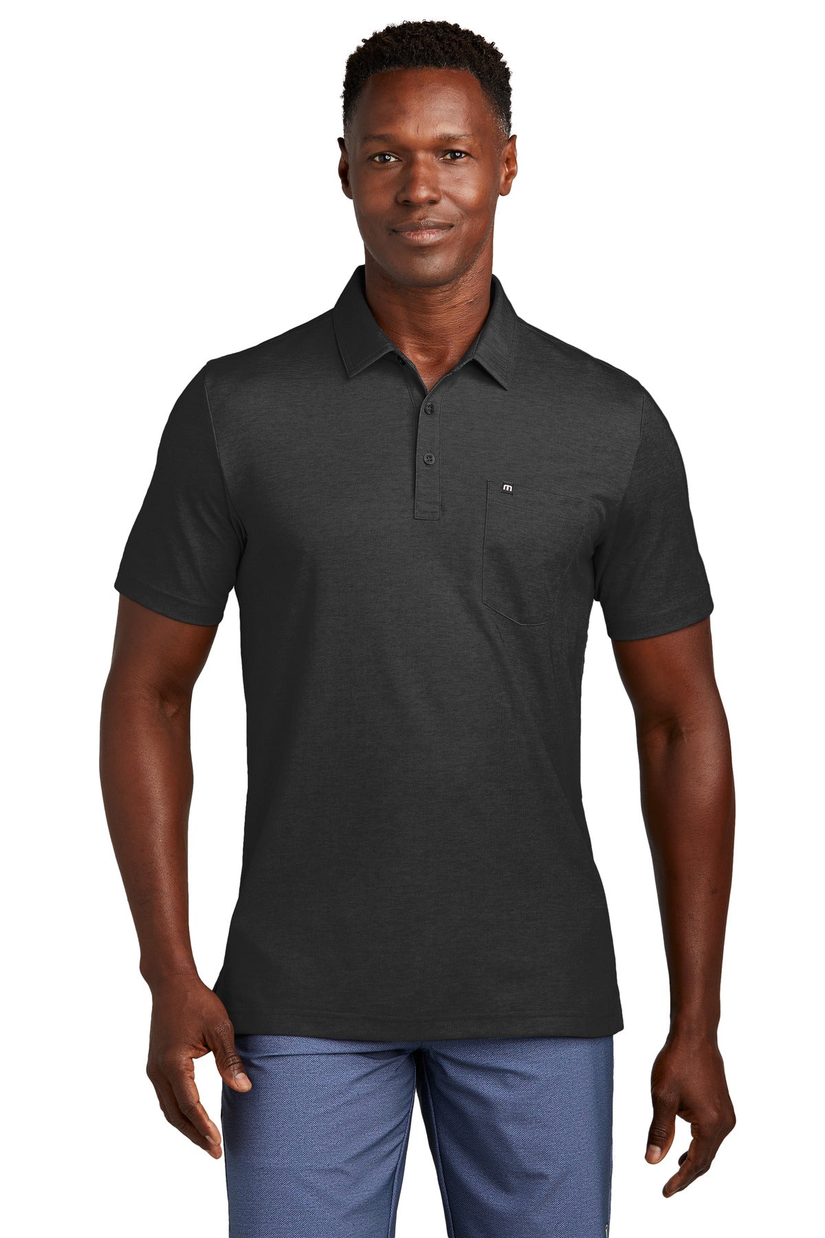 Polos/Knits Black Heather TravisMathew