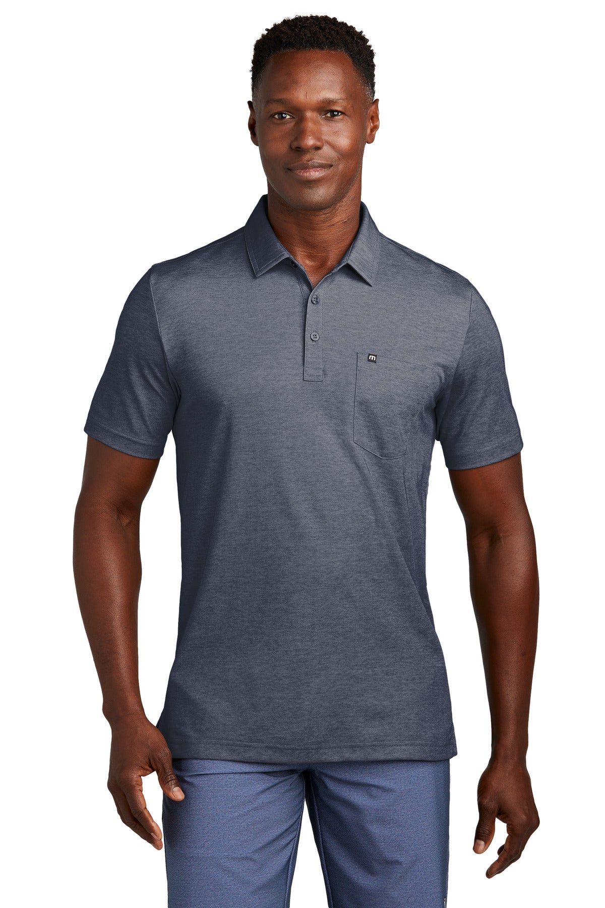 Polos/Knits Blue Nights Heather TravisMathew