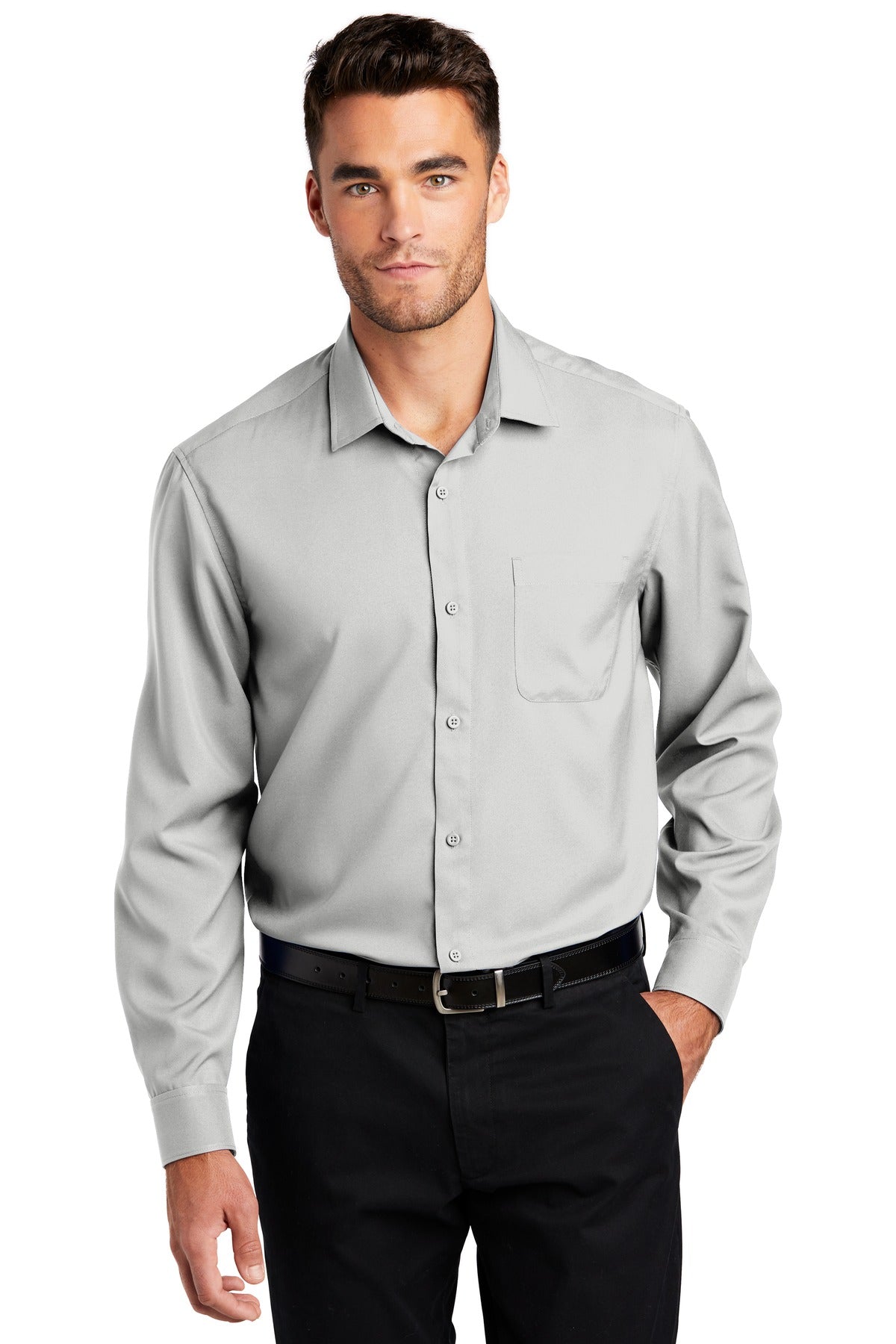 Woven Shirts Silver Port Authority
