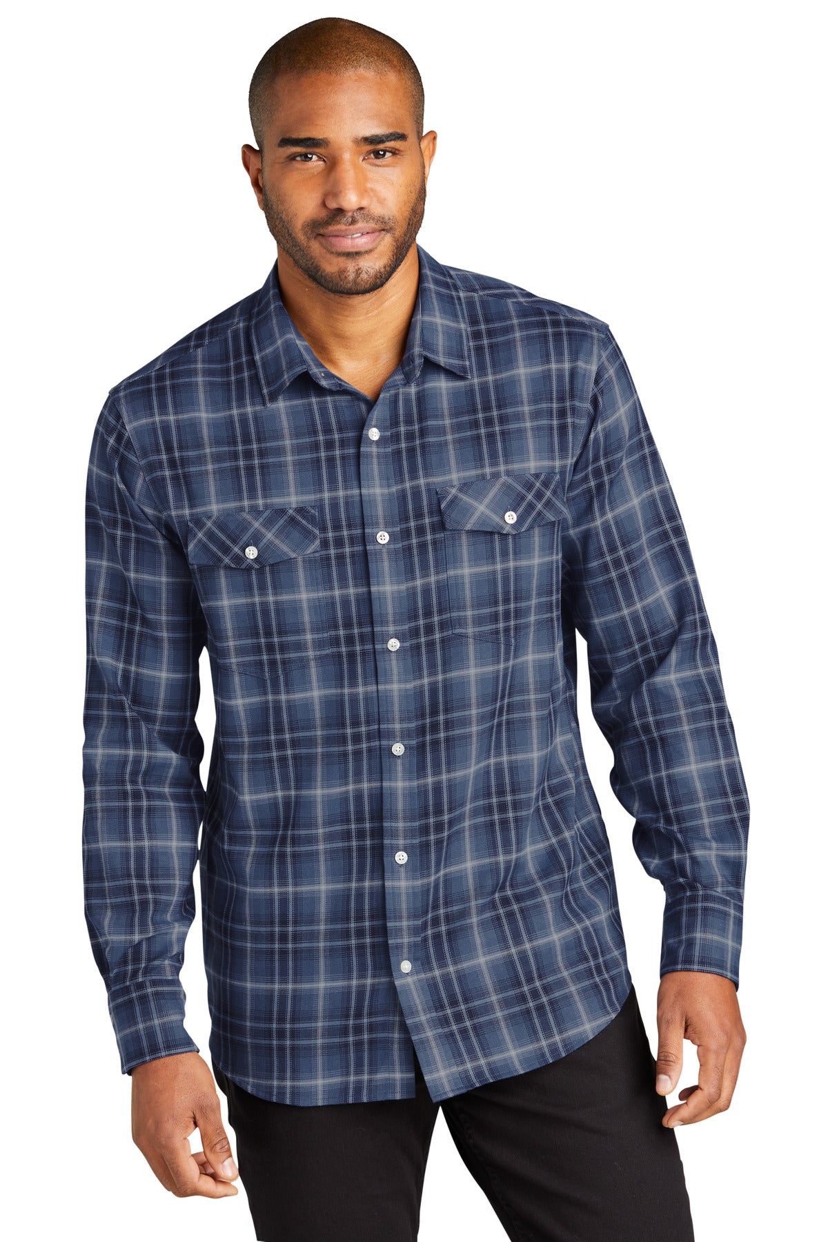 Woven Shirts True Navy Port Authority