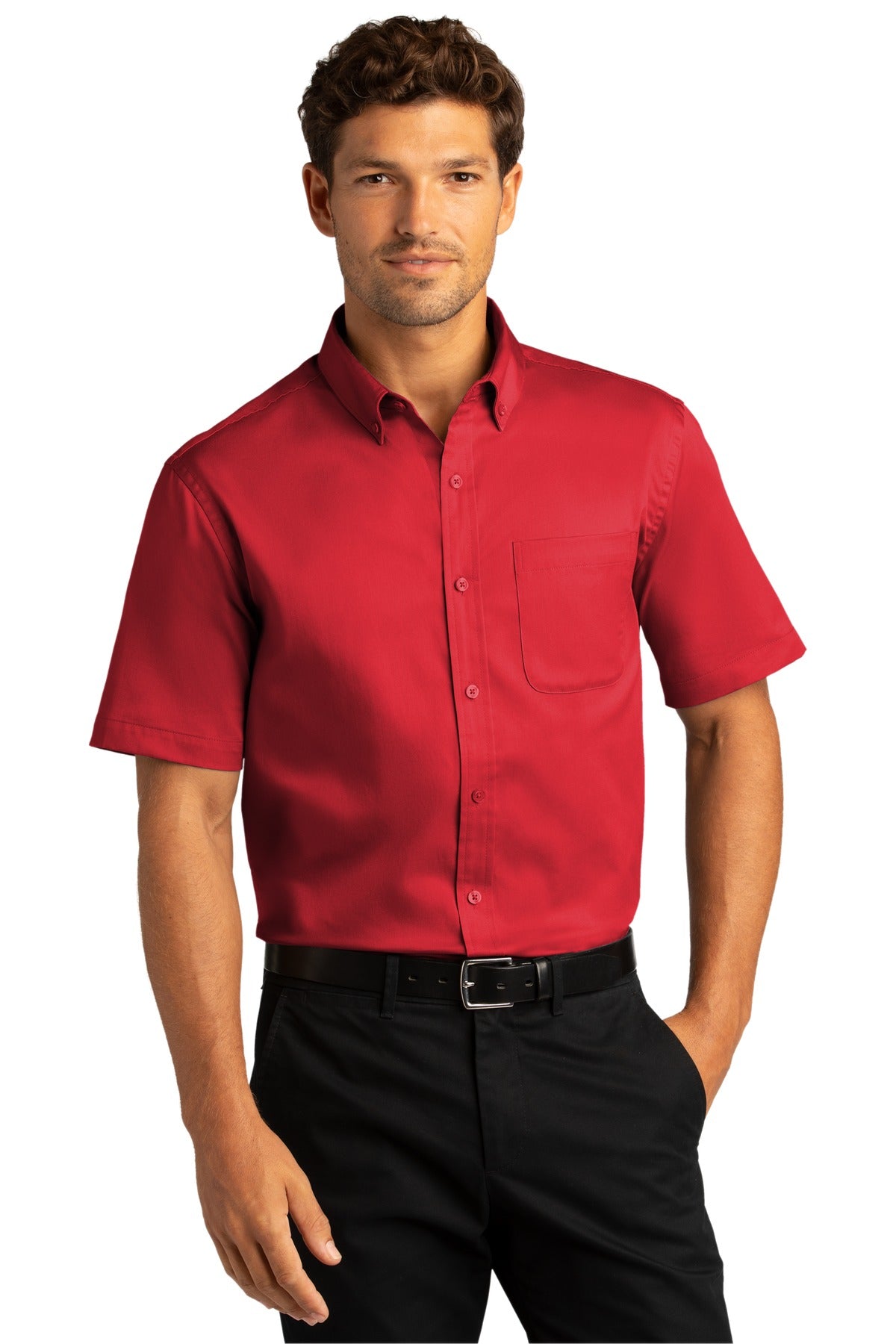 Polos/Knits Rich Red Port Authority