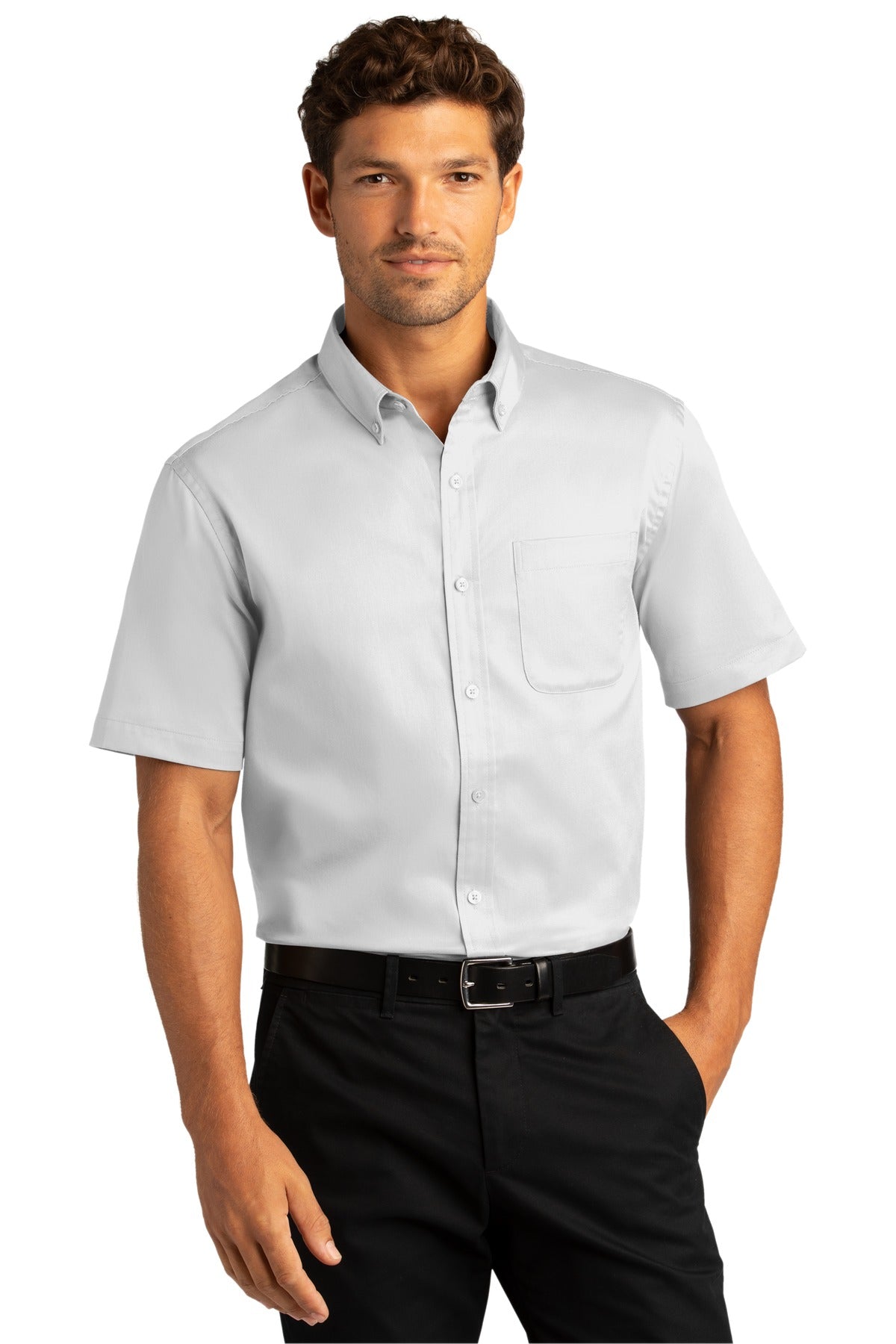 Polos/Knits White Port Authority