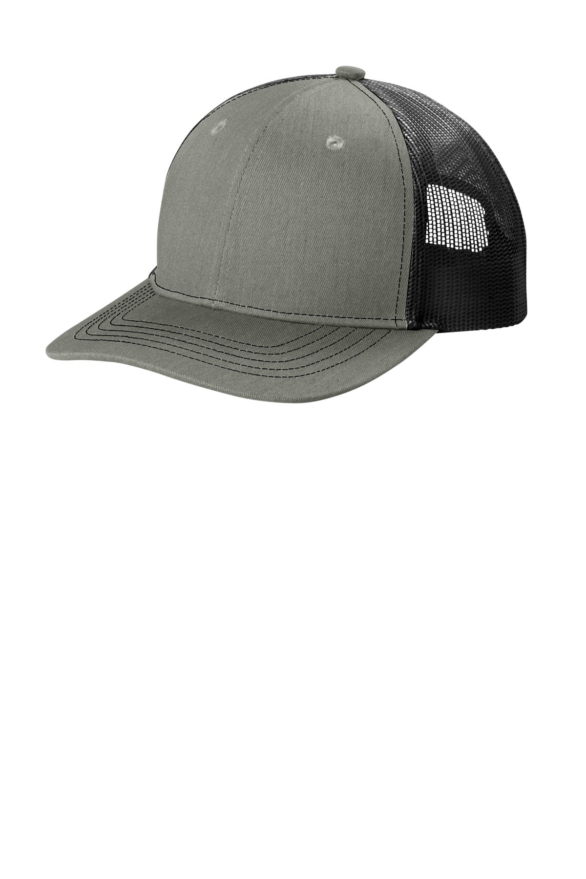 Caps Heather Grey/ Black OSFA Port Authority