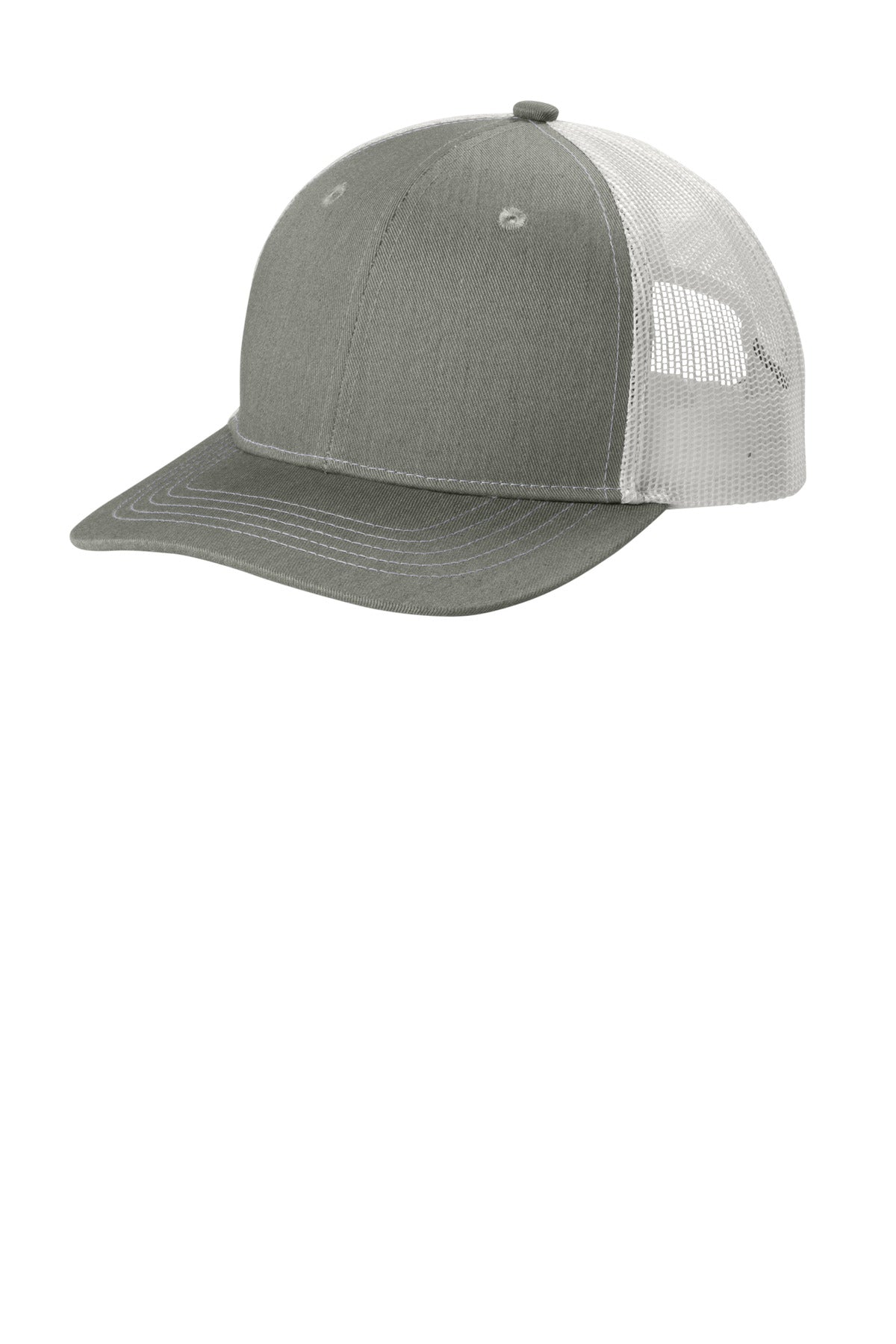 Caps Heather Grey/ White OSFA Port Authority