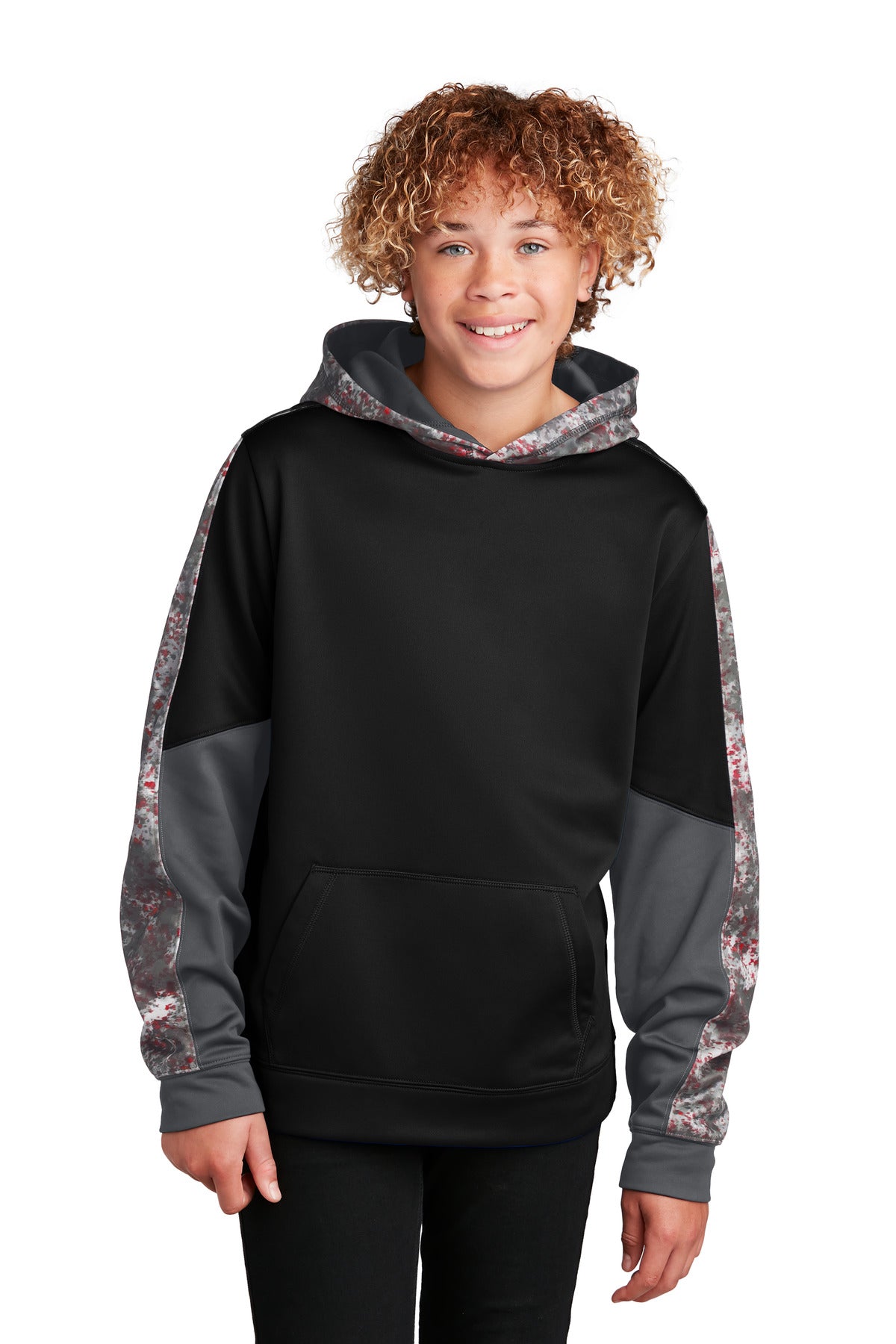 Sweatshirts/Fleece Deep Red/ Black Sport-Tek
