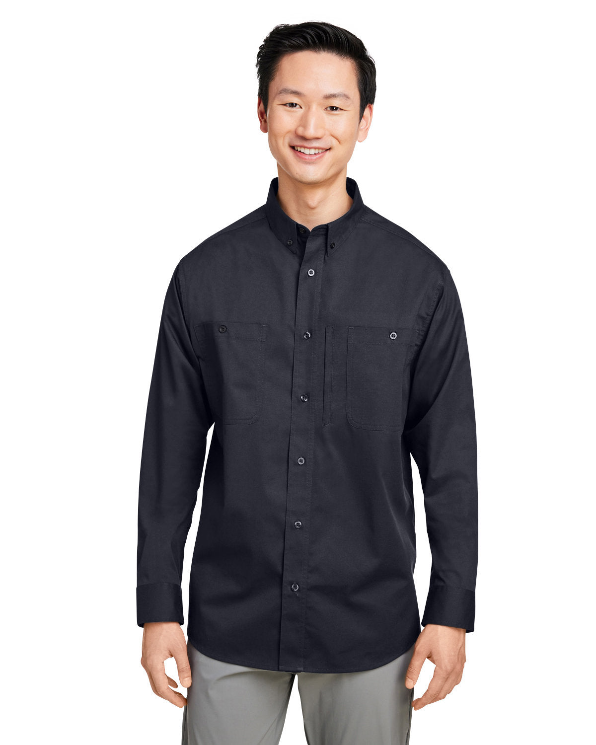 Woven Shirts BLACK 5XL Harriton