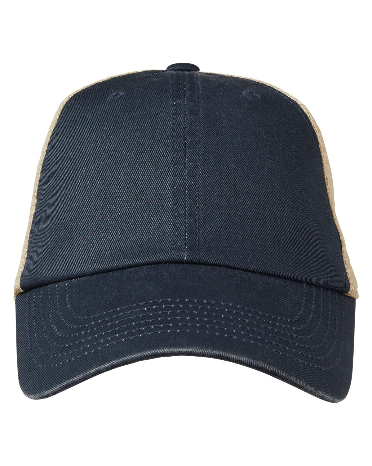 Headwear NAVY/ NATURAL OS J America