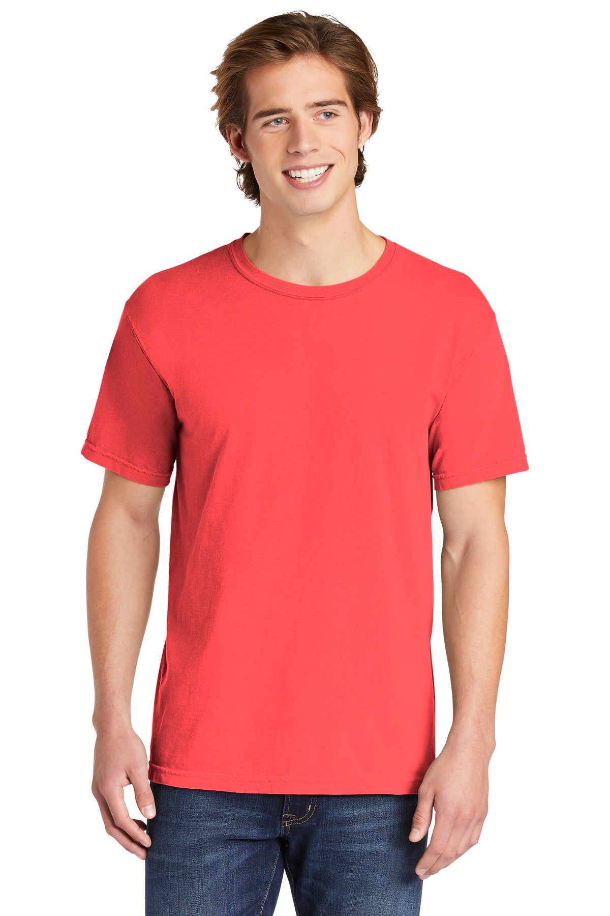 T-Shirts Neon Red Orange Comfort Colors