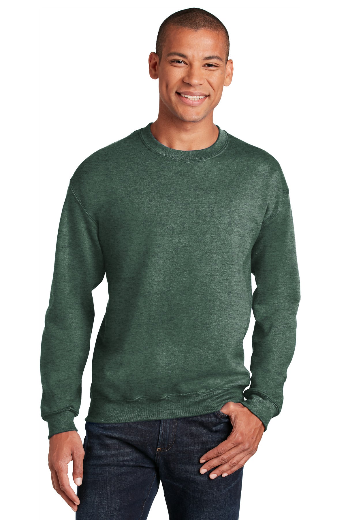 Sweatshirts/Fleece Heather Sport Dark Green Gildan