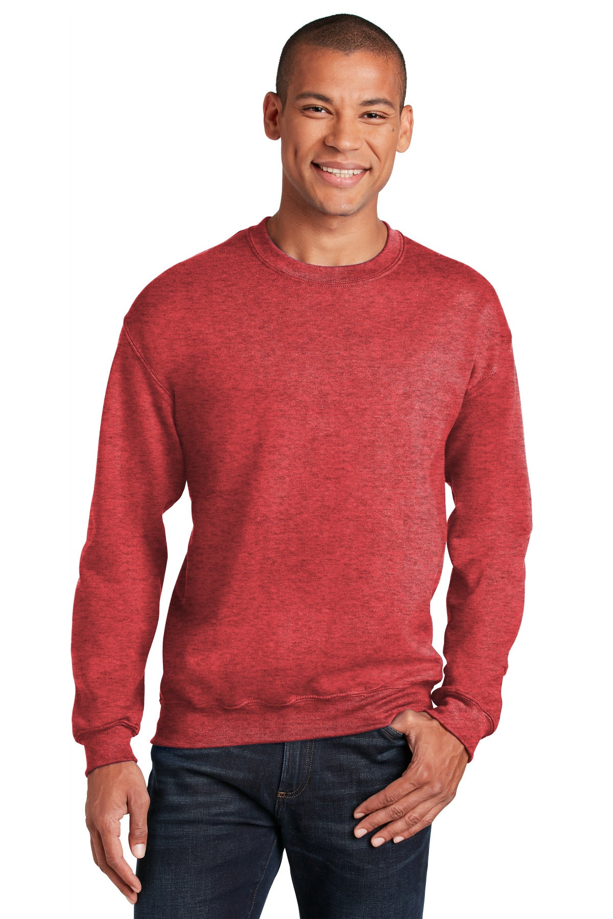 Sweatshirts/Fleece Heather Sport Scarlet Gildan