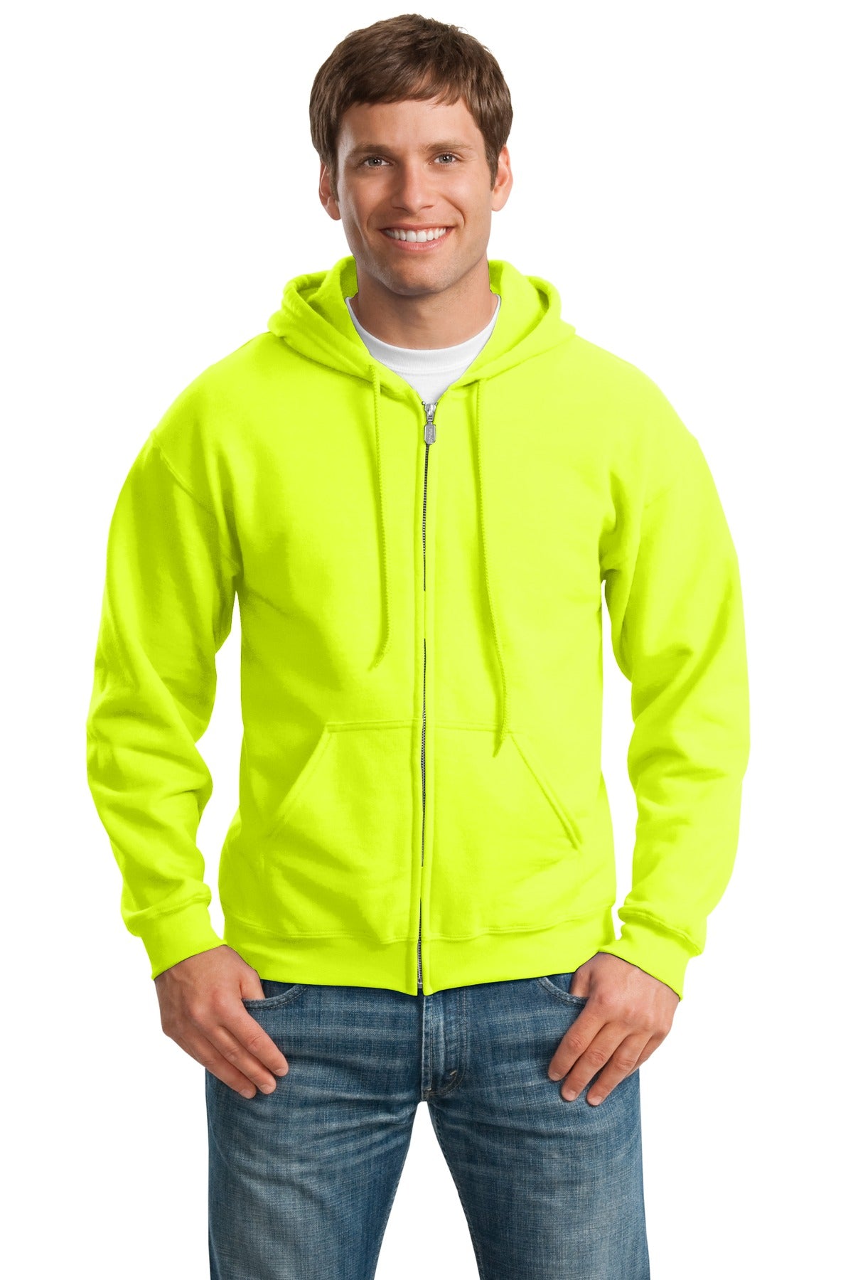 Sweatshirts/Fleece Safety Green Gildan
