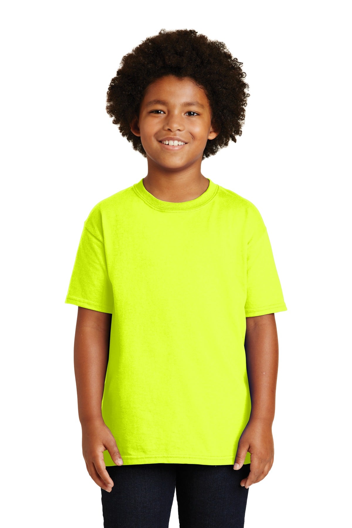 T-Shirts Safety Green Gildan