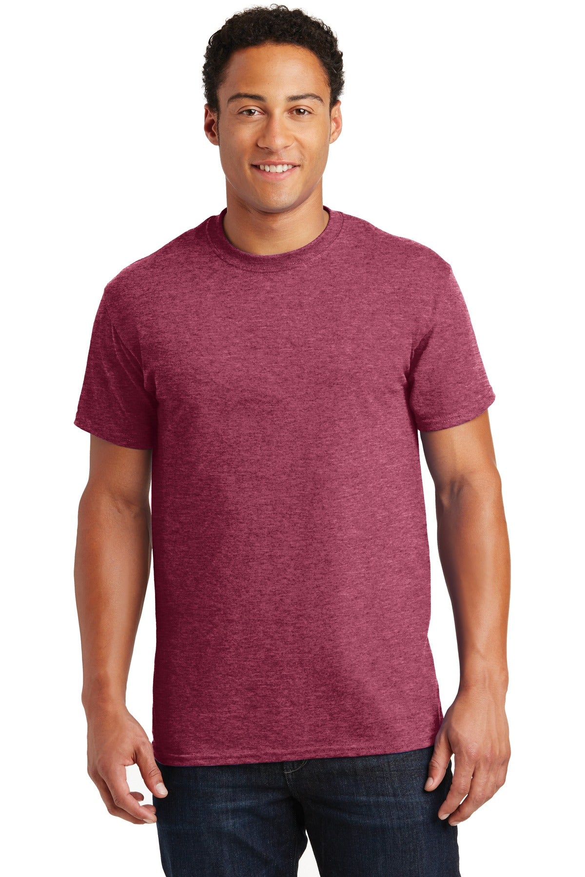 T-Shirts Heathered Cardinal Gildan