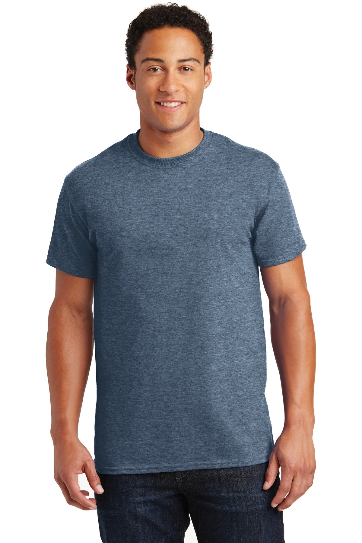 T-Shirts Heathered Indigo Gildan