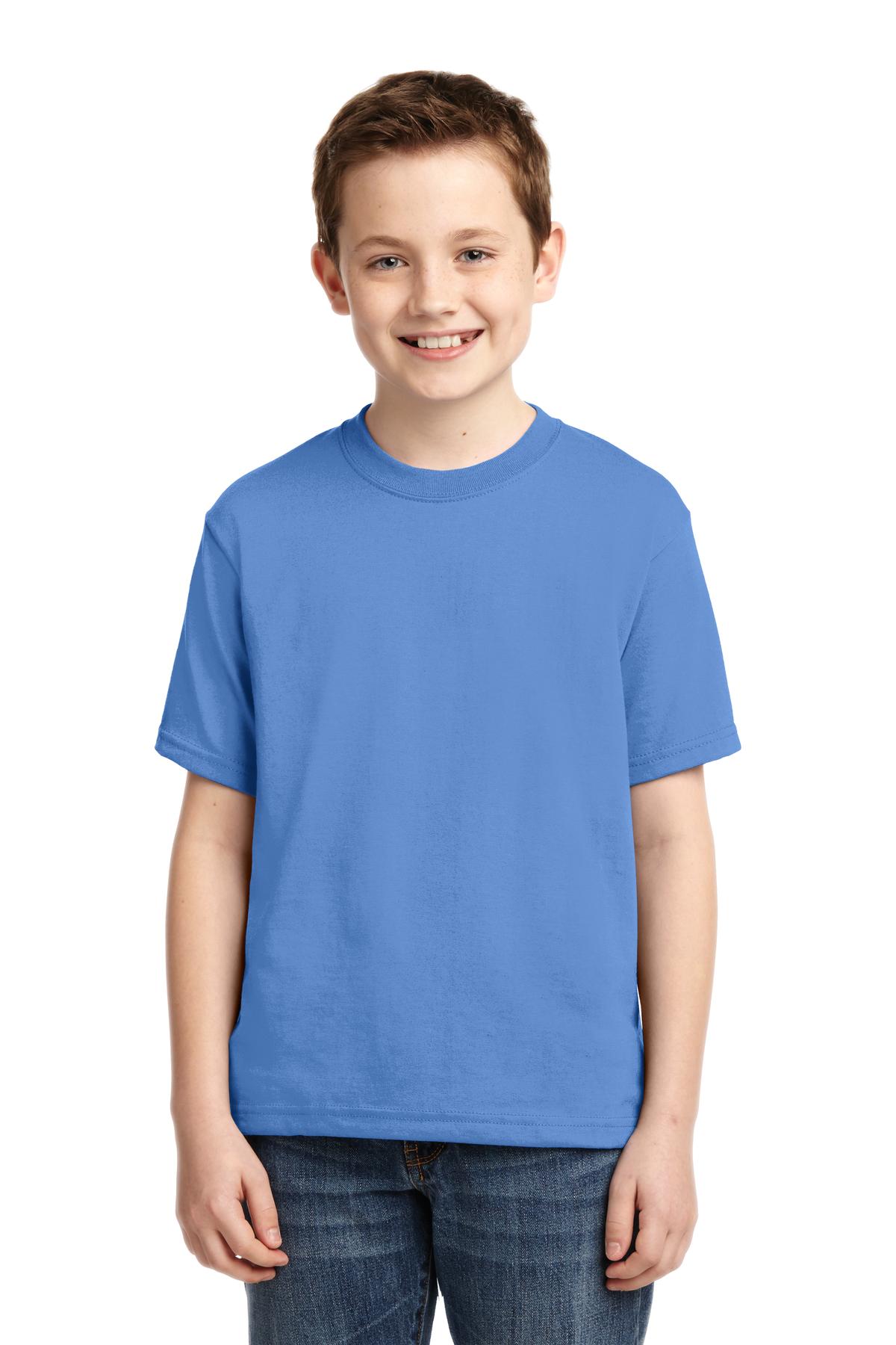 T-Shirts Columbia Blue Jerzees
