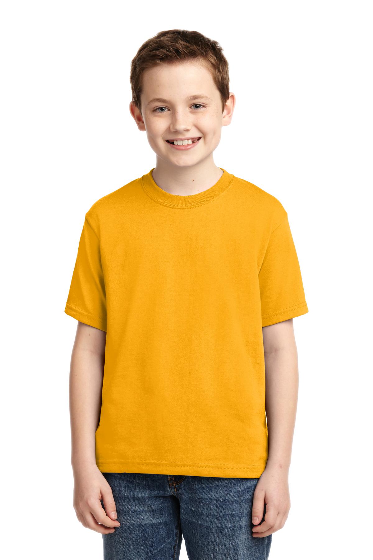 T-Shirts Gold Jerzees