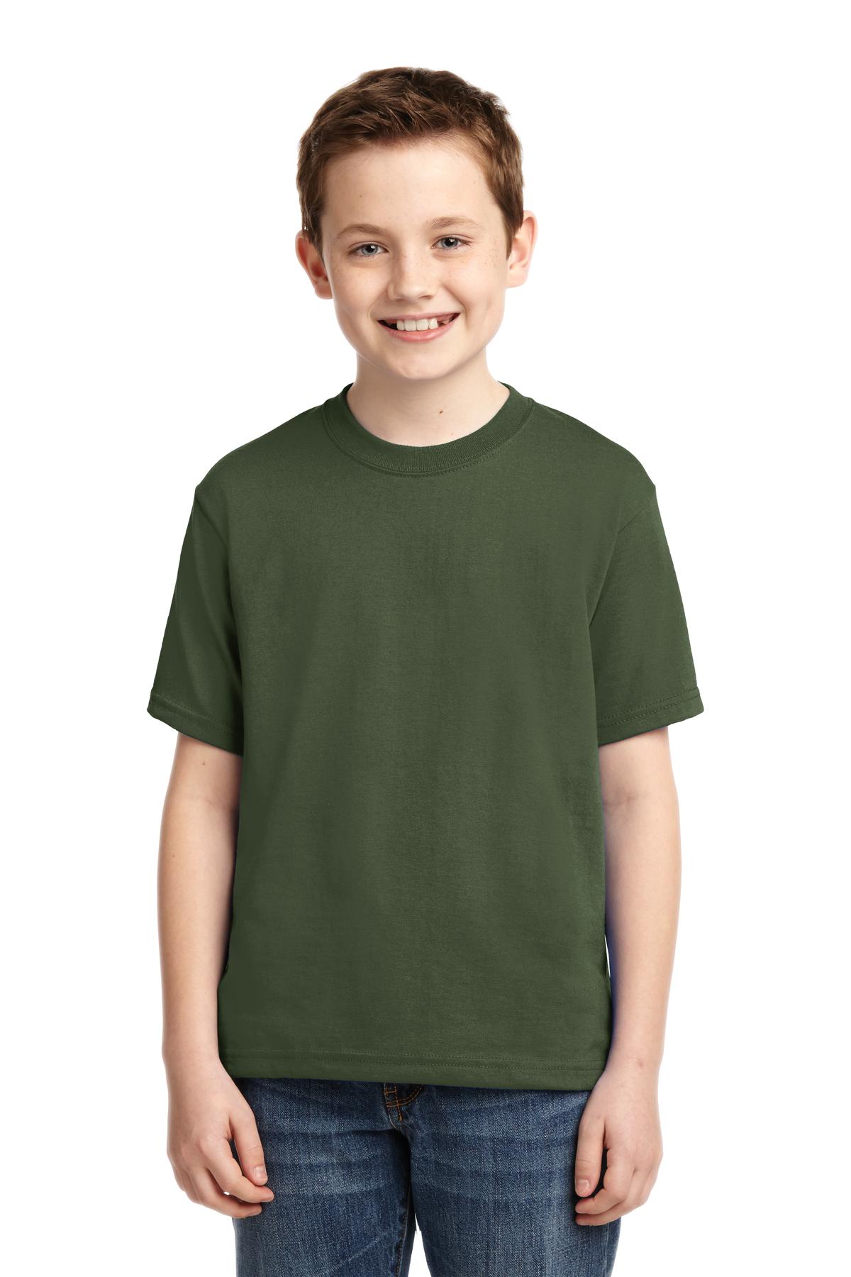 T-Shirts Military Green Jerzees