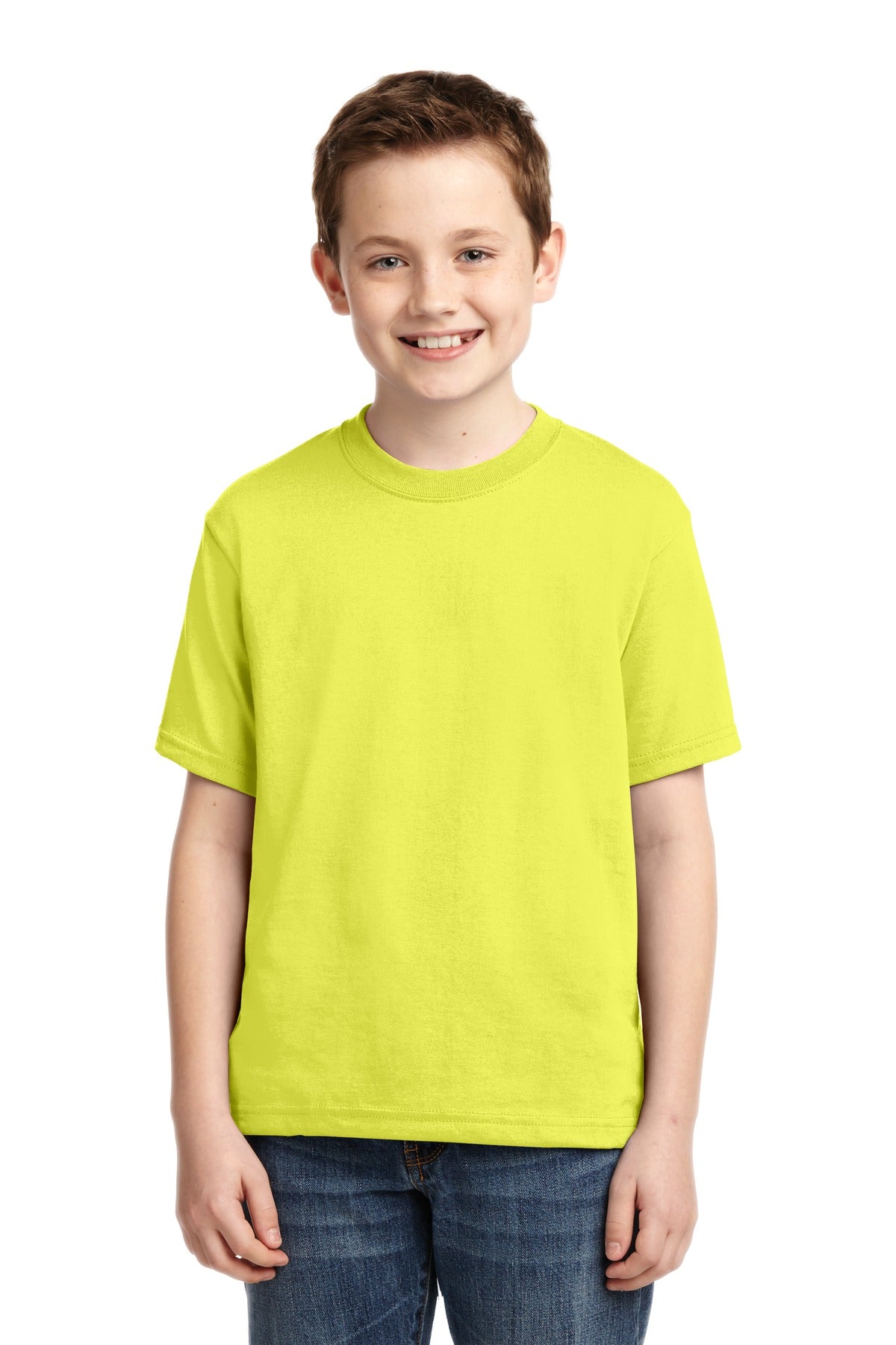 T-Shirts Neon Yellow Jerzees