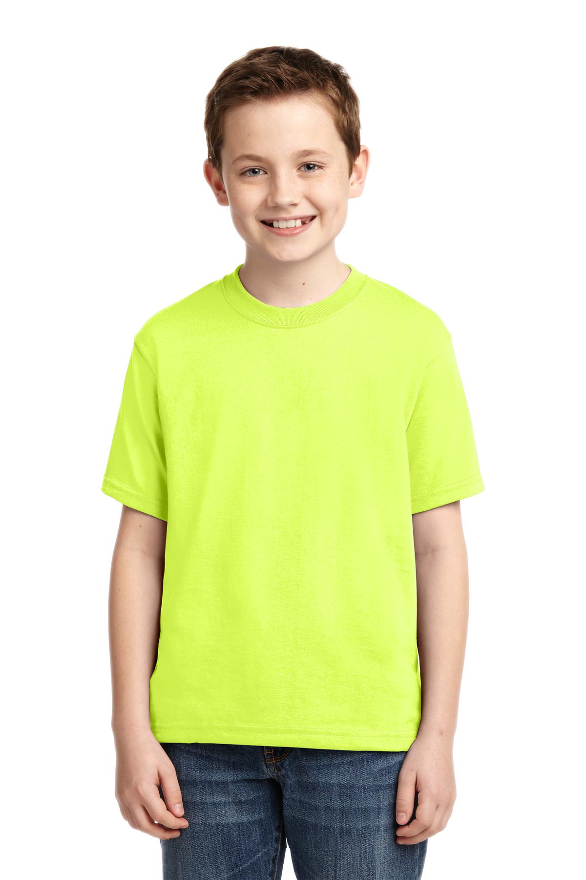 T-Shirts Safety Green Jerzees