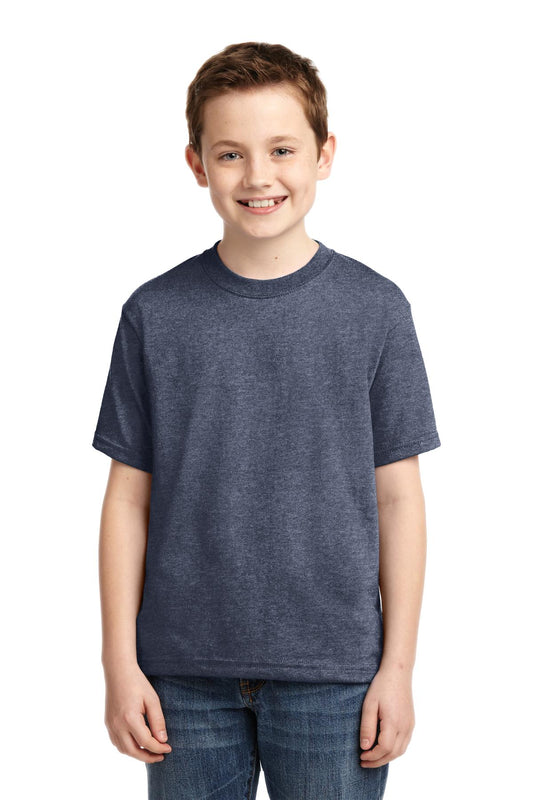 T-Shirts Vintage Heather Navy Jerzees