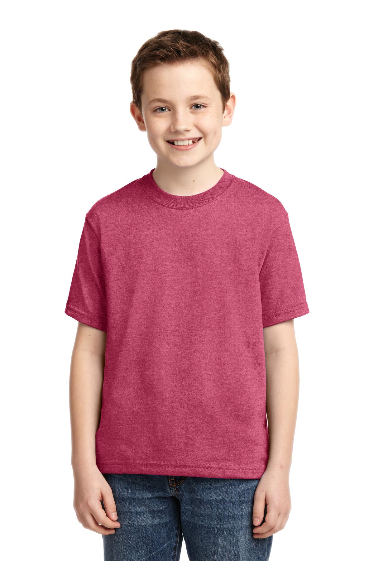 T-Shirts Vintage Heather Red Jerzees