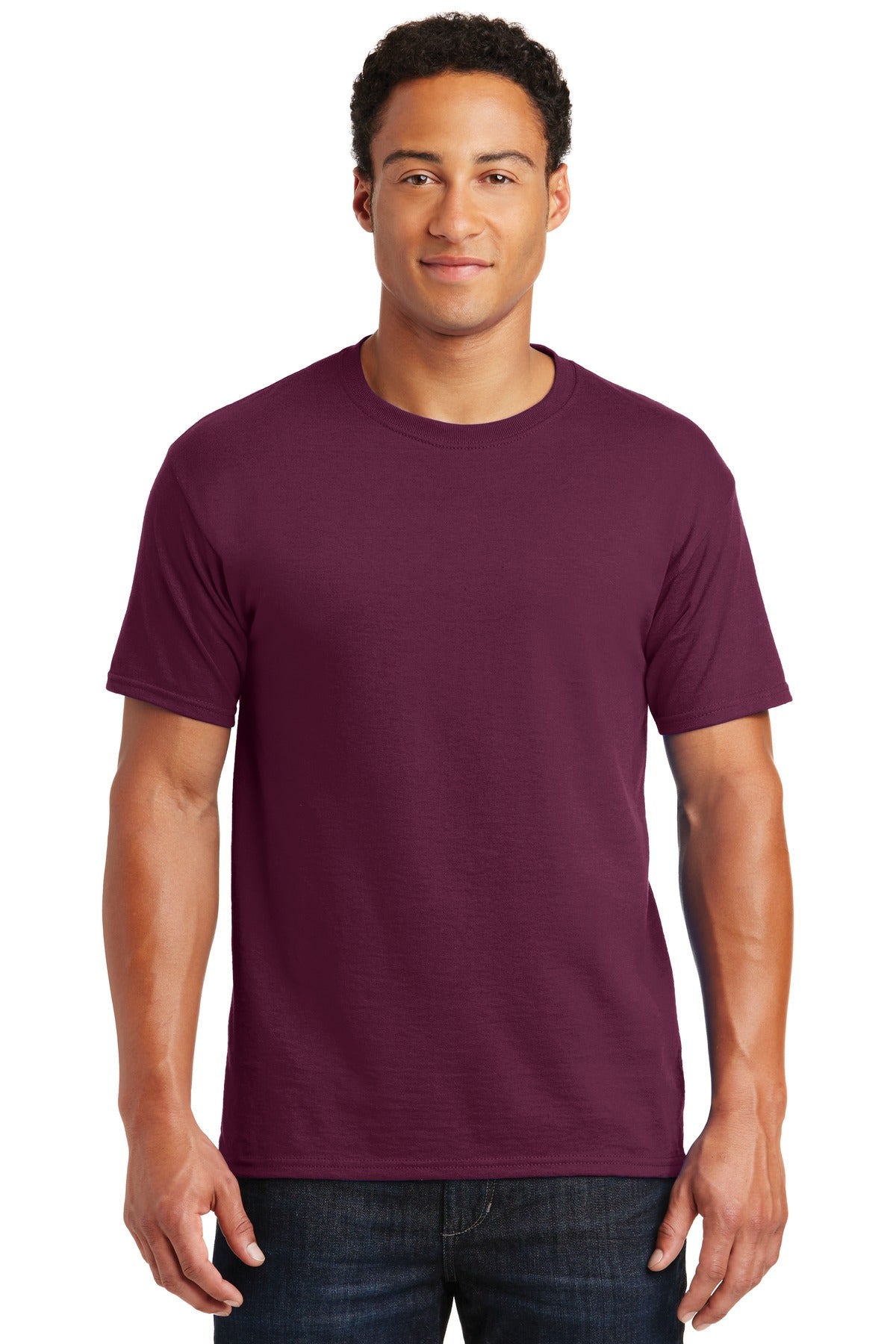 T-Shirts Maroon Jerzees