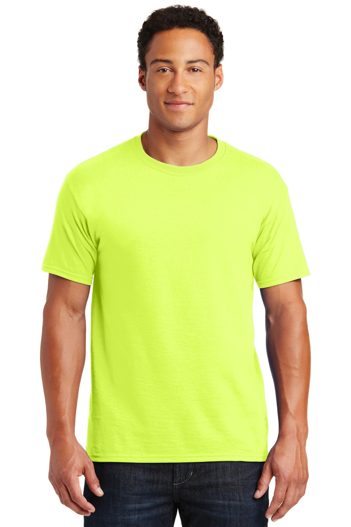 T-Shirts Safety Green Jerzees
