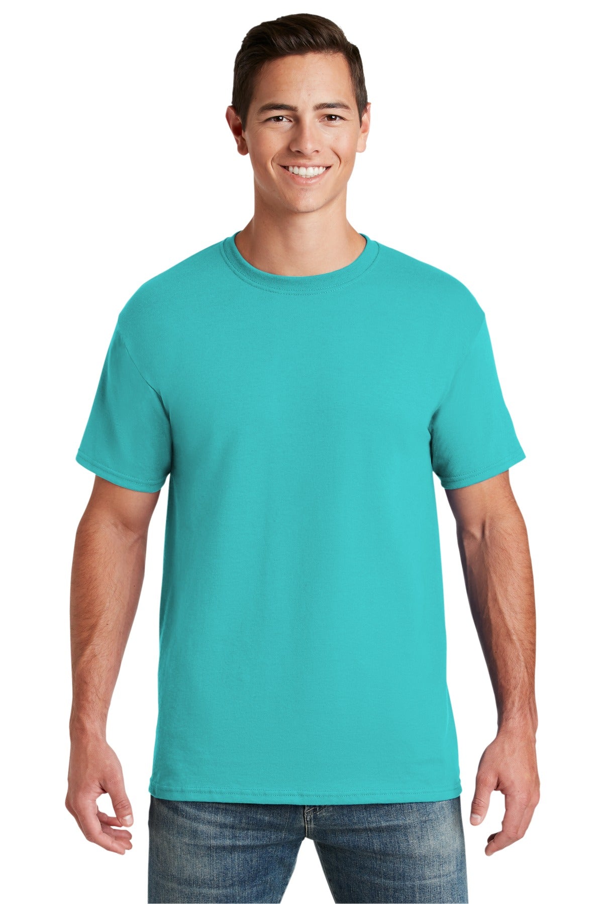 T-Shirts Scuba Blue Jerzees