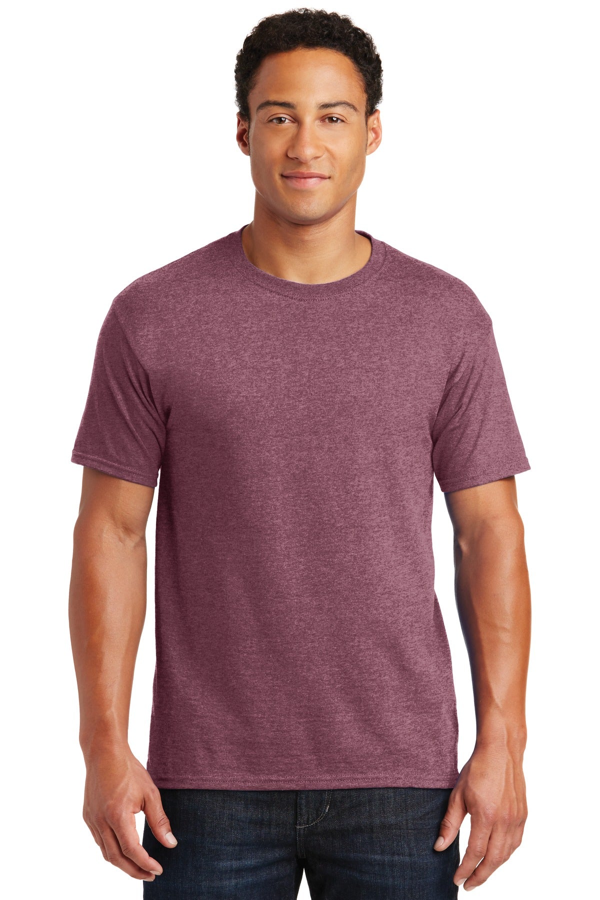 T-Shirts Vintage Heather Maroon Jerzees