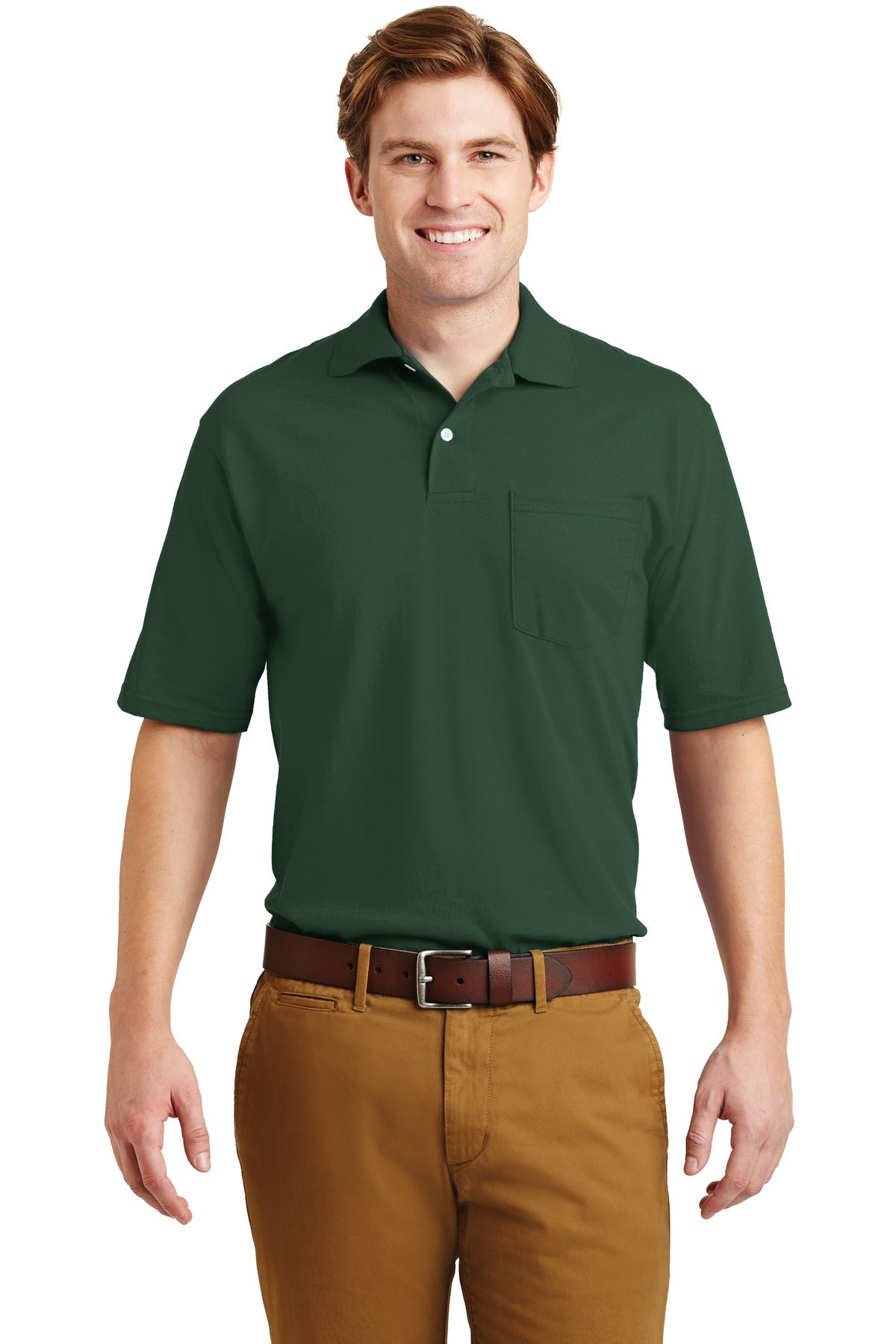 Polos/Knits Forest Green Jerzees