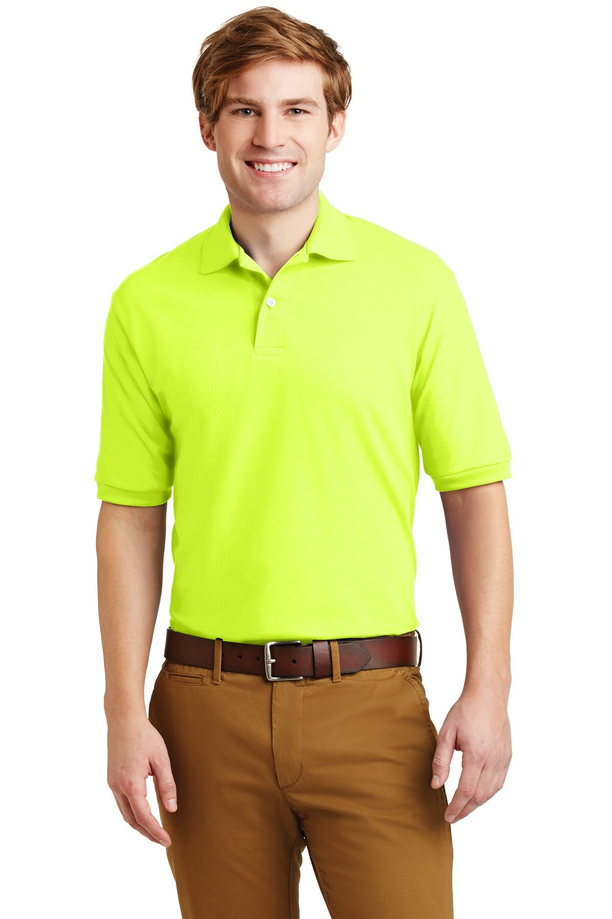 Polos/Knits Safety Green Jerzees