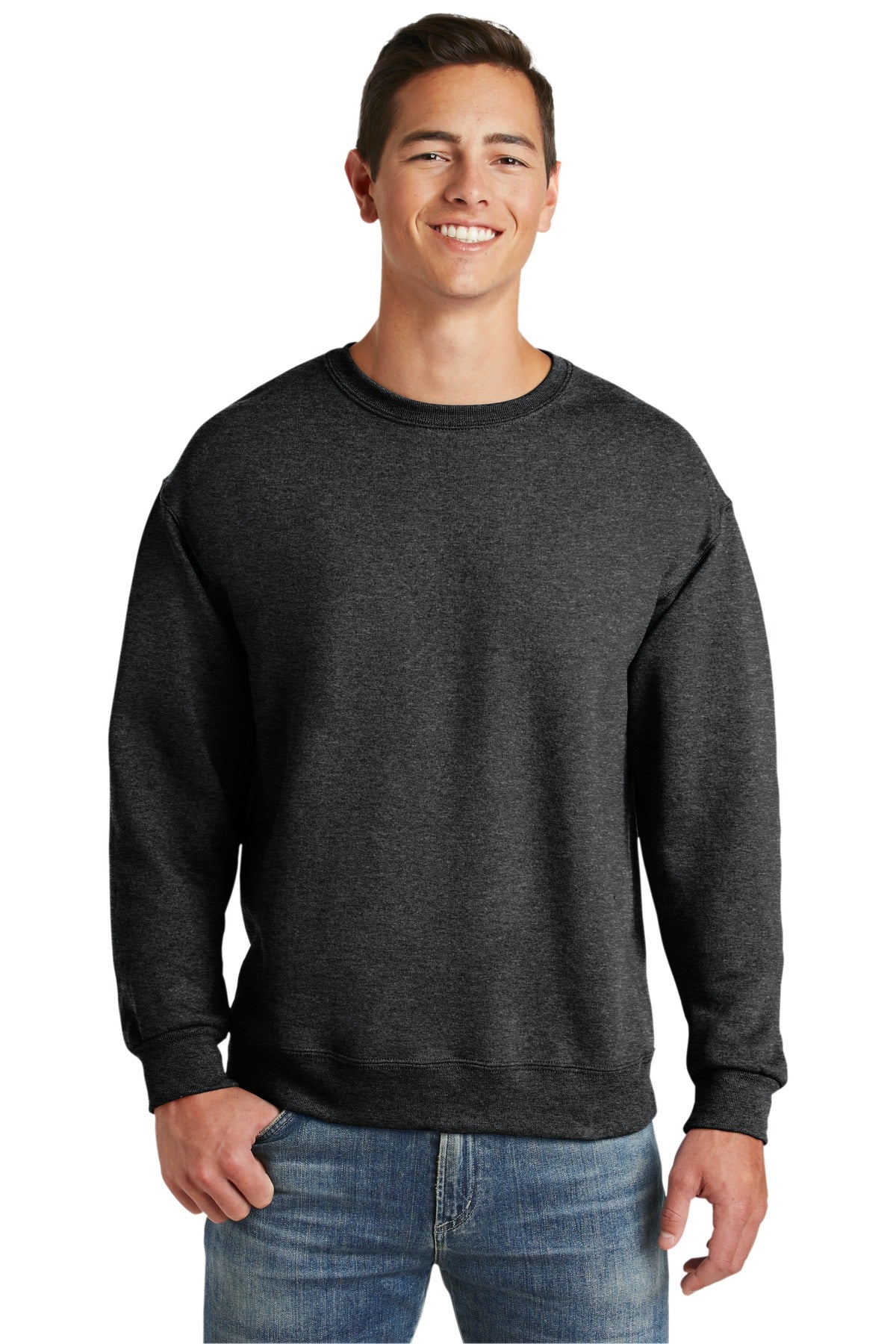 Sweatshirts/Fleece Black Heather Jerzees