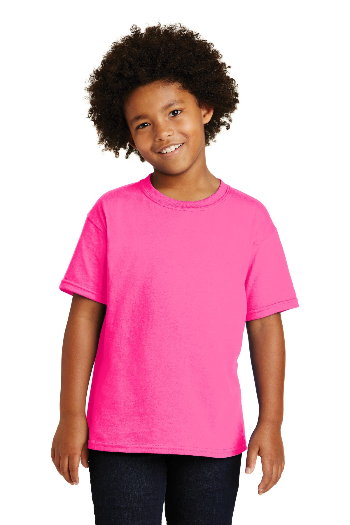 T-Shirts Safety Pink Gildan