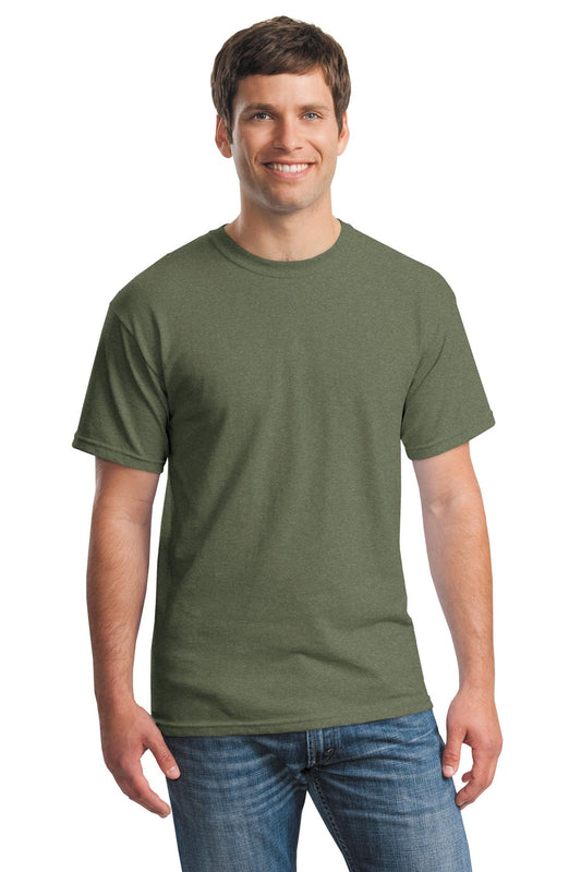T-Shirts Heather Military Green Gildan