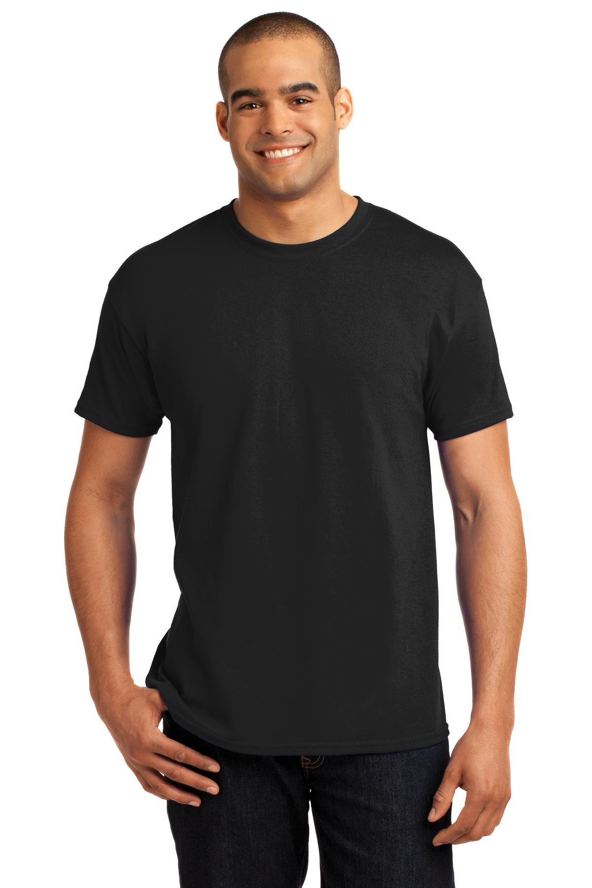 T-Shirts Black Hanes